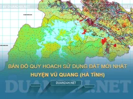 Bản đồ quy hoạch, kế hoạch huyện Vũ Quang (Hà Tĩnh)