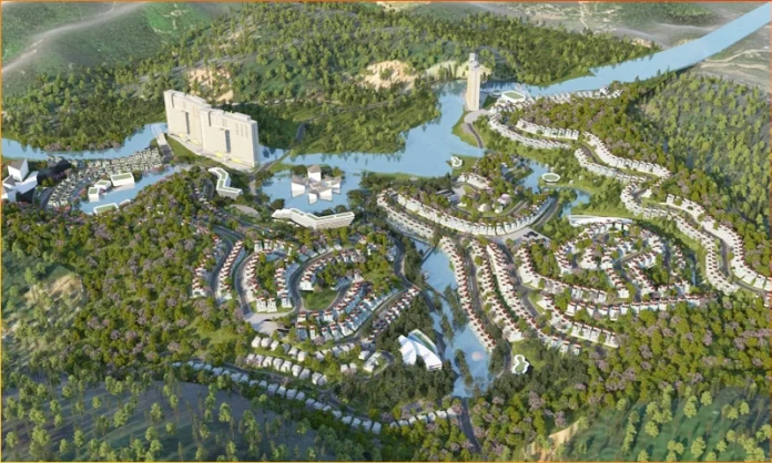 Phối cảnh dự án Khu đô thị sinh thái nghỉ dưỡng cao cấp Đông Trường Sơn