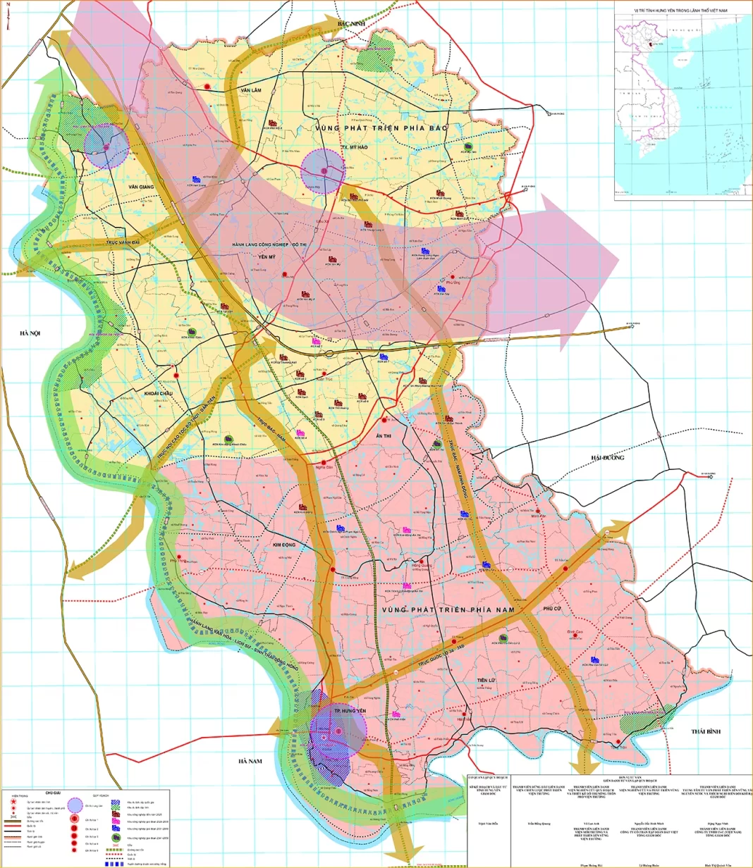 Quy hoạch tỉnh Hưng Yên đến năm 2030