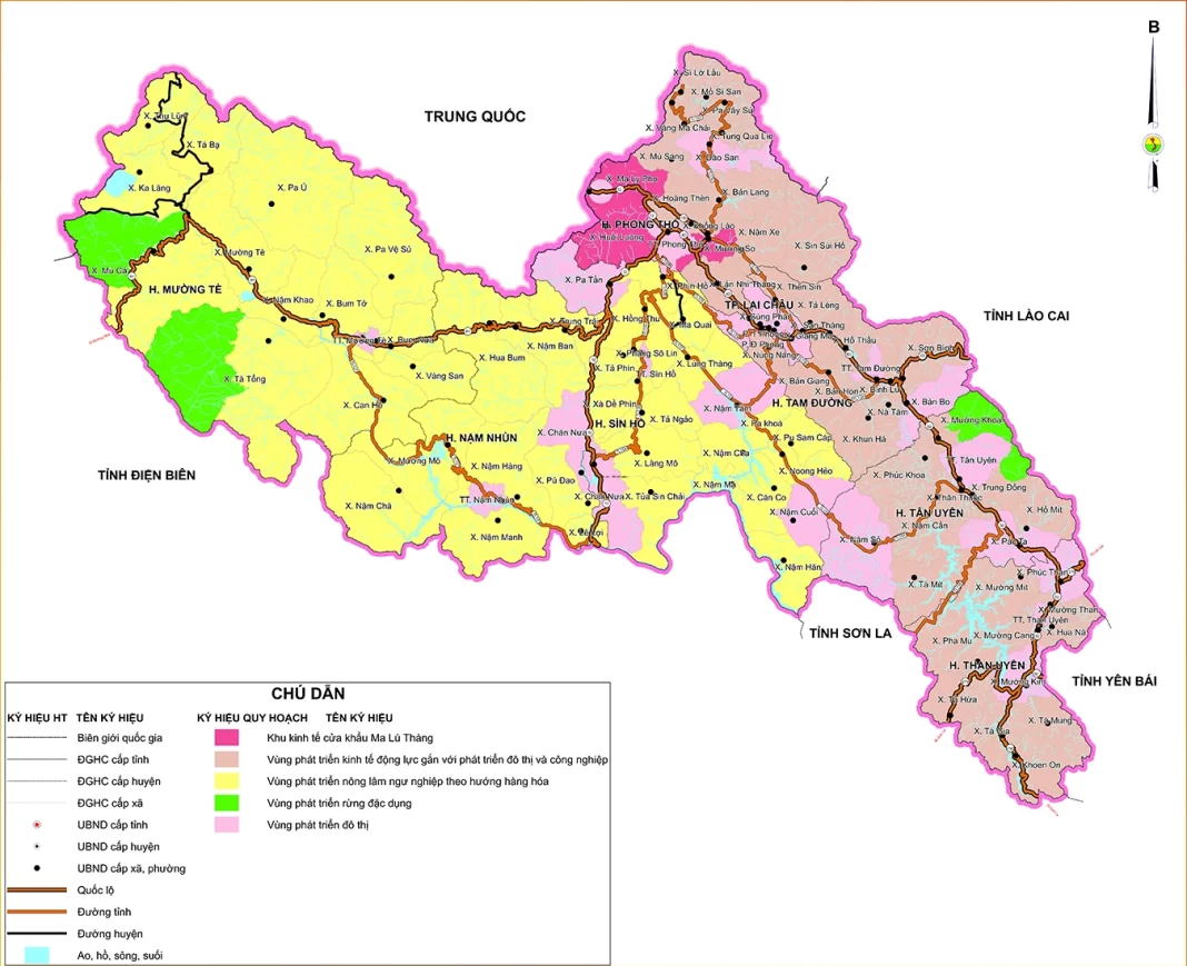 Quy hoạch tỉnh Lai Châu thời kỳ đến năm 2030
