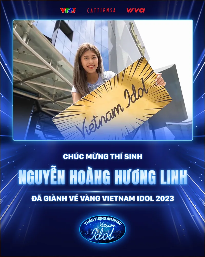 Pia Linh nhận vé vàng trong vòng thử giọng của Vietnam Idol 2023