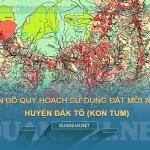 Bản đồ quy hoạch, kế hoạch huyện Đắk Tô (Kon Tum)