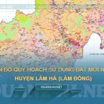 Bản đồ quy hoạch, kế hoạch huyện Lâm Hà (Lâm Đồng)