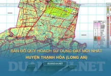 Bản đồ quy hoạch, kế hoạch huyện Thạnh Hóa (Long An)