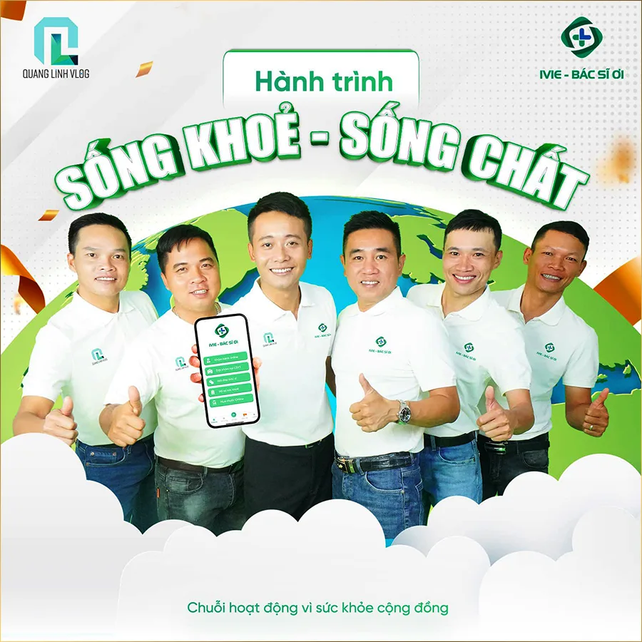 Hình ảnh Team Châu Phi do Quang Linh đặt nền móng đầu tiên