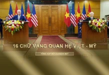 Tổng bí thư Nguyễn Phú Trọng đưa ra nguyên tắc 16 chữ vàng trong quan hệ Việt Mỹ