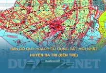 Bản đồ quy hoạch, kế hoạch huyện Ba Tri (Bến Tre)