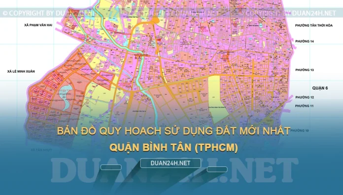 Bản đồ quy hoạch, kế hoạch quận Bình Tân (TP HCM)