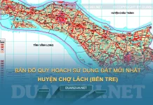 Bản đồ quy hoạch, kế hoạch huyện Chợ Lách (Bến Tre)