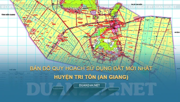 Bản đồ quy hoạch, kế hoạch huyện Tri Tôn (An Giang)