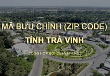 Thông tin tra cứu mã bưu chính (Zip Code) tại tỉnh Trà Vinh