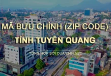 Thông tin tra cứu mã bưu chính (Zip Code) tại tỉnh Tuyên Quang