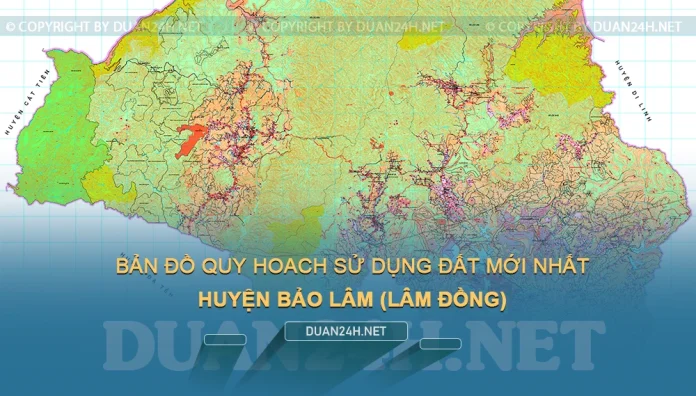 Bản đồ quy hoạch, kế hoạch huyện Bảo Lâm (Lâm Đồng)