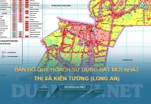 Bản đồ quy hoạch, kế hoạch thị xã Kiến Tường (Long An)