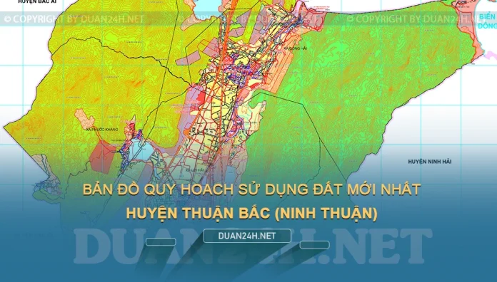 Bản đồ quy hoạch, kế hoạch huyện Thuận Bắc (Ninh Thuận)