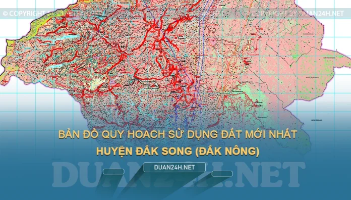 Bản đồ quy hoạch sử, kế hoạch huyện Đắk Song (Đắk Nông)