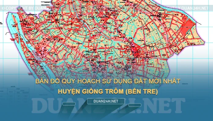 Bản đồ quy hoạch, kế hoạch huyện Giồng Trôm (Bến Tre)