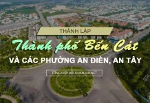 Thành lập thành phố Bến Cát và các phường An Điền, An Tây