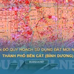 Tải về bản đồ quy hoạch sử dụng đất Thành phố Bến Cát (Bình Dương)