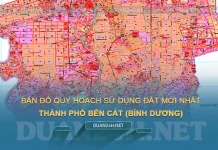 Tải về bản đồ quy hoạch sử dụng đất Thành phố Bến Cát (Bình Dương)