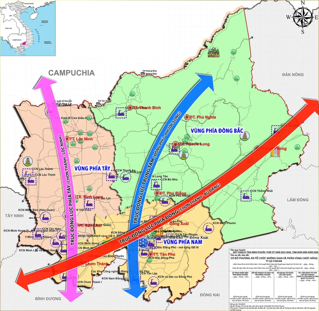 Quy hoạch tỉnh Bình Phước thời kỳ đến năm 2030