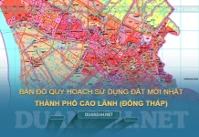 Bản đồ quy hoạch, kế hoạch TP Cao Lãnh (Đồng Tháp)