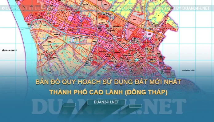 Bản đồ quy hoạch, kế hoạch TP Cao Lãnh (Đồng Tháp)