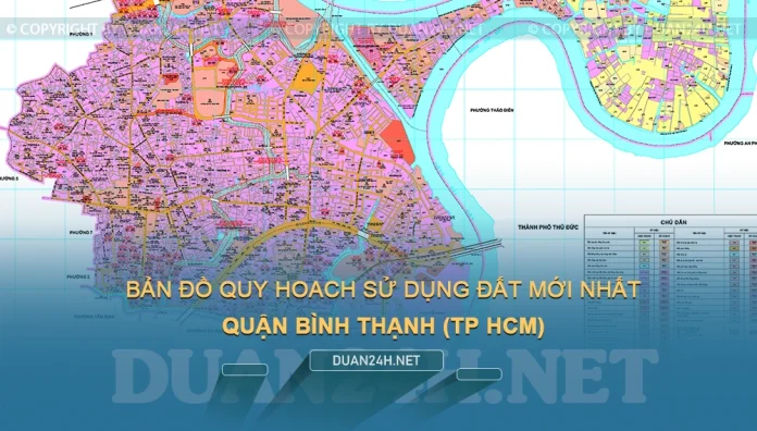 Bản đồ quy hoạch, kế hoạch quận Bình Thạnh (TP HCM)