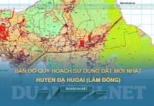 Bản đồ quy hoạch, kế hoạch huyện Đạ Huoai (Lâm Đồng)