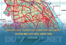 Bản đồ quy hoạch, kế hoạch huyện Mỏ Cày Bắc (Bến Tre)