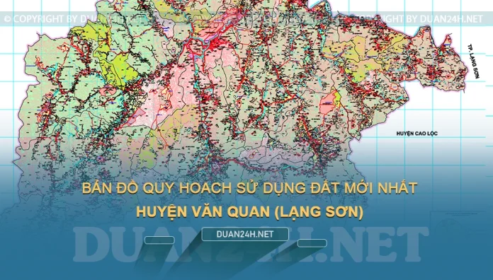 Bản đồ quy hoạch, kế hoạch huyện Văn Quan (Lạng Sơn)