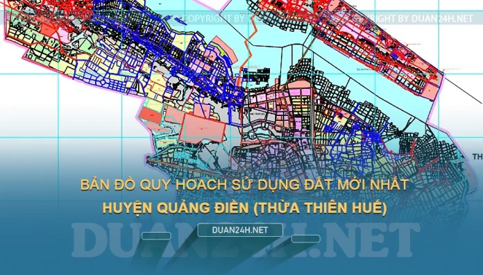 Bản đồ quy hoạch, kế hoạch huyện Quảng Điền (Thừa Thiên Huế)