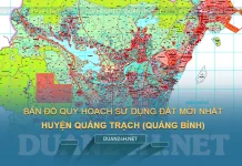 Bản đồ quy hoạch, kế hoạch huyện Quảng Trạch (Quảng Bình)