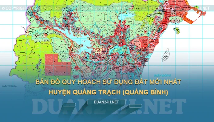 Bản đồ quy hoạch, kế hoạch huyện Quảng Trạch (Quảng Bình)