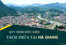 Quy định điều kiện tách thửa, hợp thửa đất tại tỉnh Hà Giang