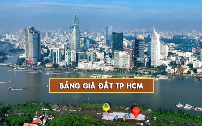 Bảng giá đất tại TP Hồ Chí Minh