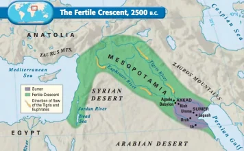 Bản đồ Lưỡng Hà, Mesopotamia Map, 美索不达米亚地图