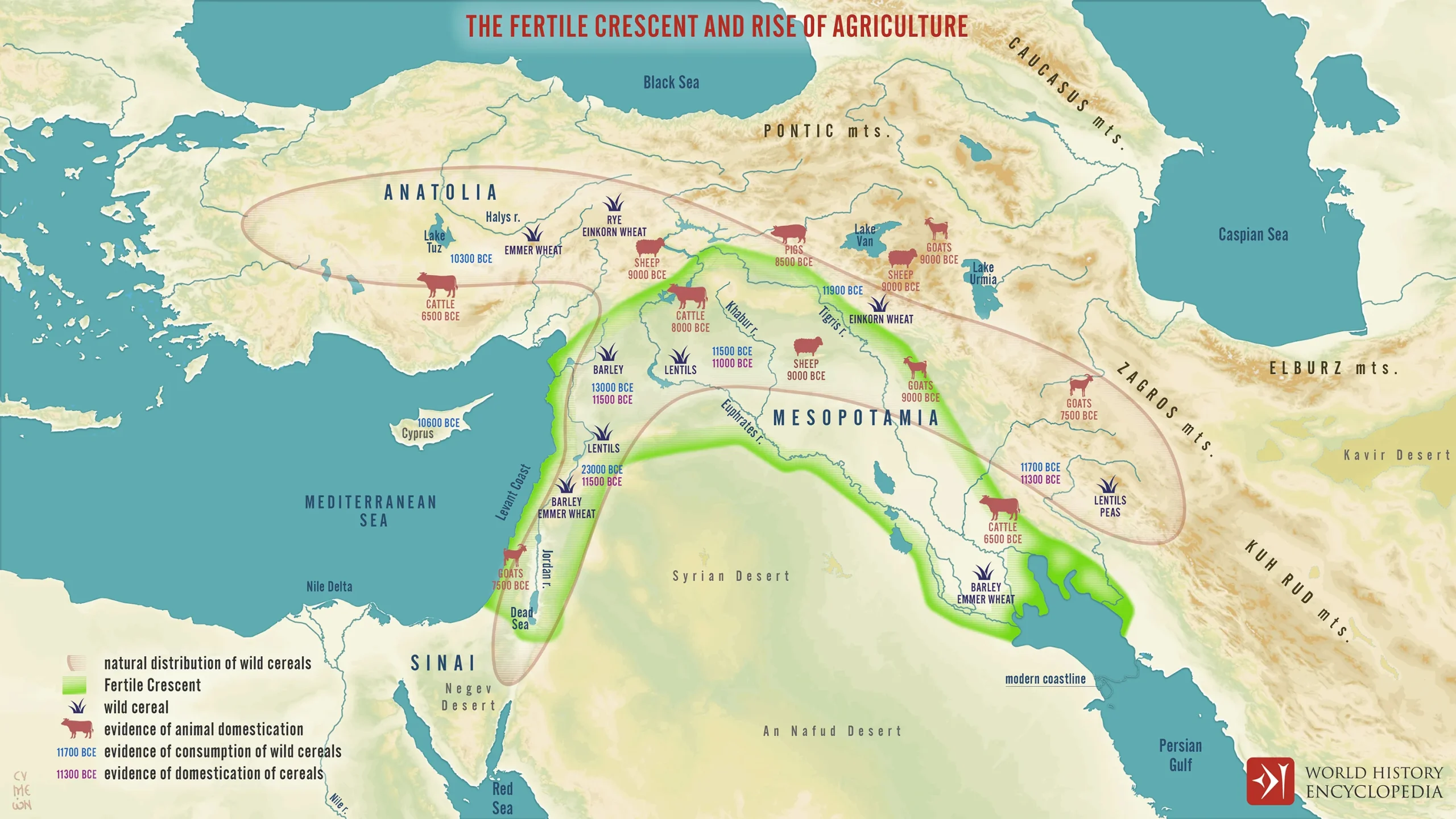 Bản đồ Lưỡng Hà, Mesopotamia Map, 美索不达米亚地图