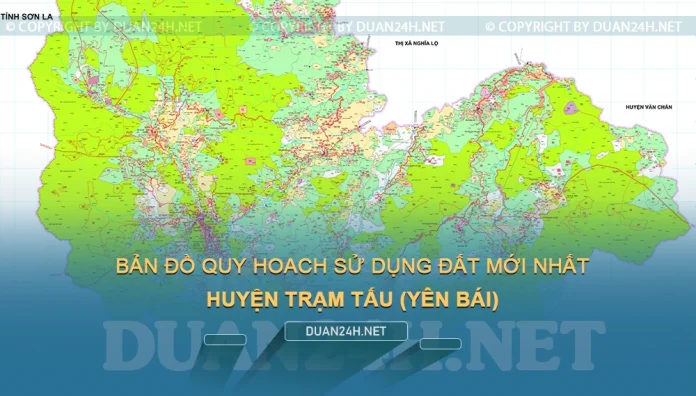 Bản đồ quy hoạch, kế hoạch huyện Trạm Tấu (Yên Bái)