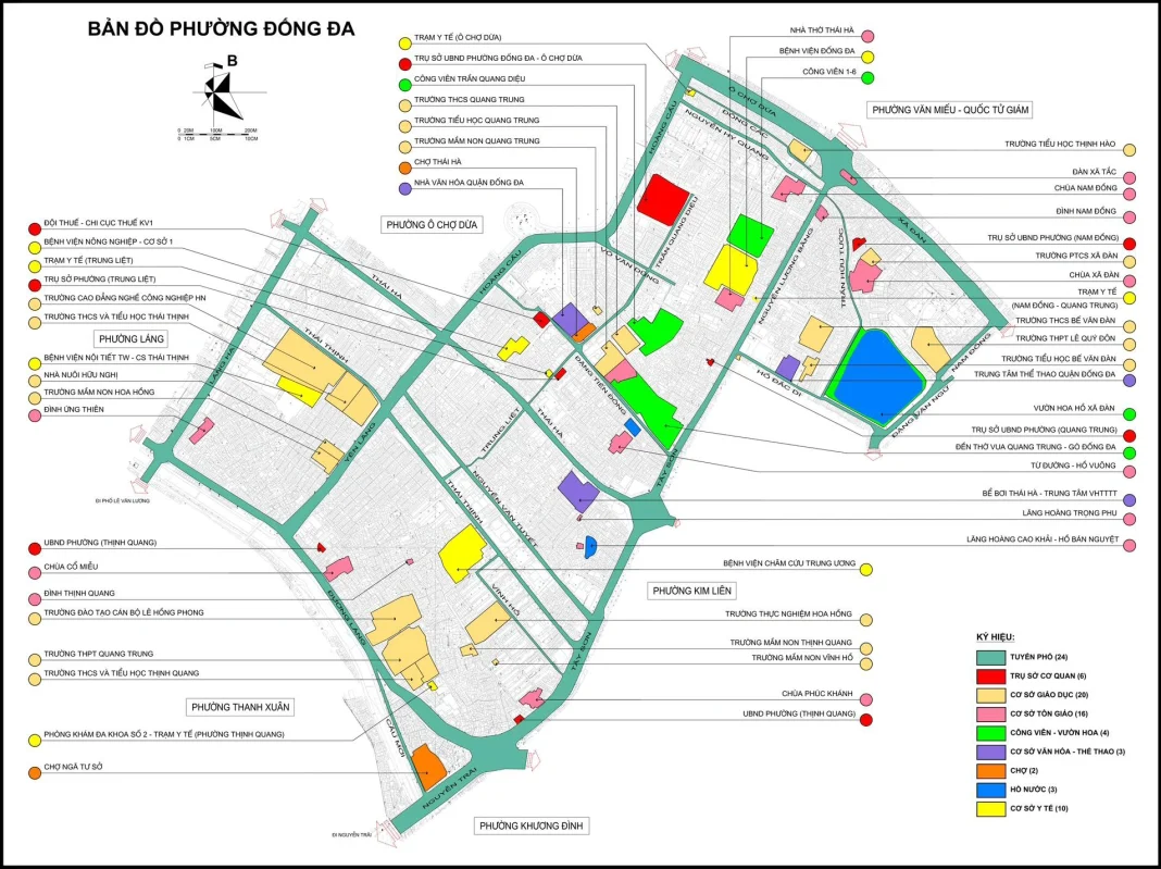 Bản đồ phường Đống Đa (TP Hà Nội)