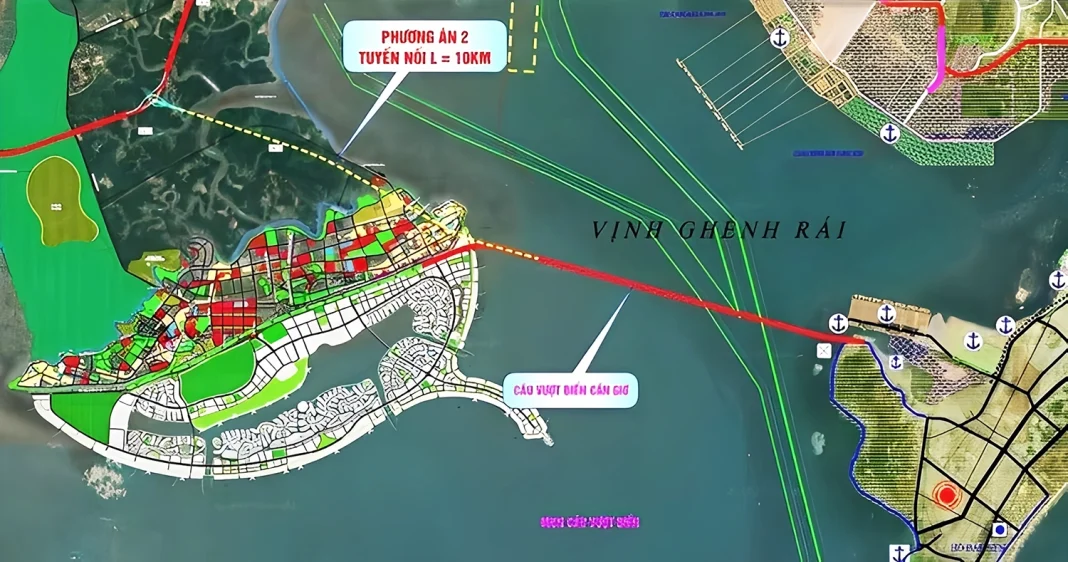 Dự án đường vượt biển nối Cần Giờ với Vũng Tàu