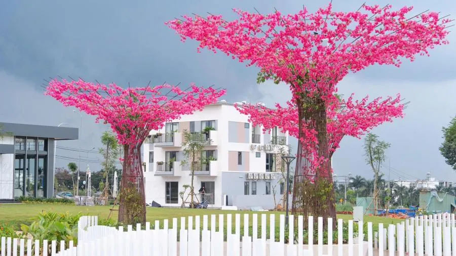 Hạ tầng dự án The Link City Dầu Giây tháng 12/2025 đang hoàn thiện nốt các hạng mục còn lại